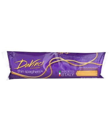 DaVinci Signature, Thin Spaghetti, 16 Ounce Resealable Bags (Pack of 20)