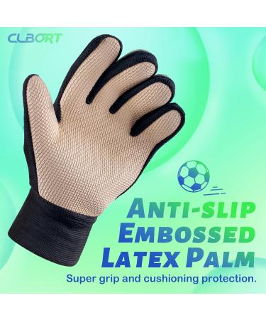 Clbort Children's & Adolescent Football Goalkeeper Gloves - Super Hold Double Protection Portable - Ideal for Young Keepers - Buy Online on SooperMarket.com