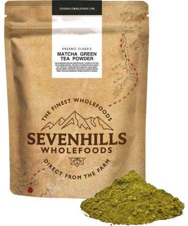 Sevenhills Wholefoods Organic Japanese Classic Matcha Tea Powder 200g - Premium Quality Green Tea Powder - 200g (Pack of 1) - Buy Online on SooperMarket.com