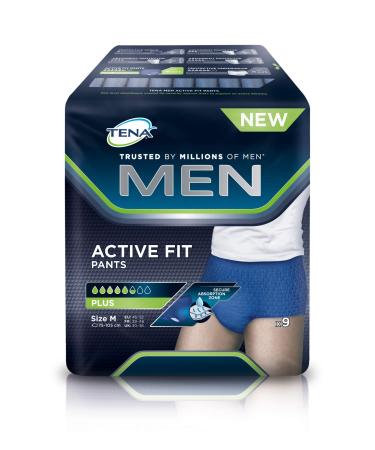 Tena Medium Men Active Pants S/M (x9) 9 Count (Pack of 1)