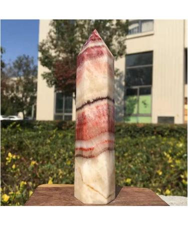 Natural Pork Stone Column Quartz Crystal Tower Point Madafascar 1pc (Size : 800-900g) - Buy Online on SooperMarket.com
