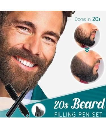 4 Points Multi-Use Waterproof Eyebrow & Beard Filling Pen Kit - Natural Black #05 for Men & Women | Best Eyebrow Pencil & Beard Filler - Buy Online on SooperMarket.com