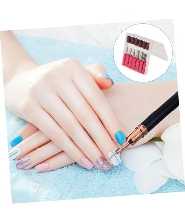 Angoily 2 Sets Nail Polisher Earphone Stainless Steel. Silicone. Quartz. Ceramics Manicure - Buy Online on SooperMarket.com