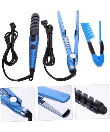 Baluue 1 Set Curling Iron Set Curling Wand Hair Curler Comb Hair Rollers Hair Straightener Curlers Abs - Buy Online on SooperMarket.com