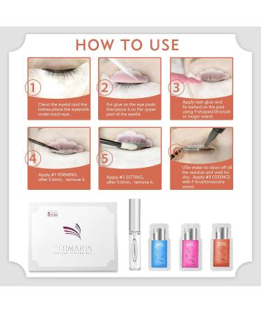 Permania Eyelash Lifting Set - 2 in 1 Brow & Lash Lift 30Pcs Individual Bag Packaging Lasts 6-8 Weeks for Perfect Eyelashes & Eyebrows | International Shipping - Buy Online on SooperMarket.com