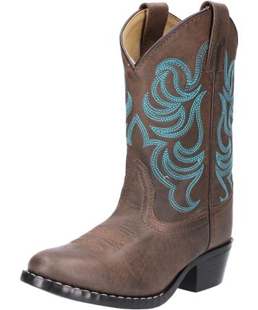 Smoky Mountain Boy's Monterey Western Boots Cowboy 6 - Toddler Brown/Blue - Buy Online on SooperMarket.com
