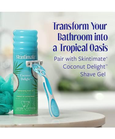 Skintimate Coconut Delight Women's Disposable Razors - 12 Count - Buy Online on SooperMarket.com