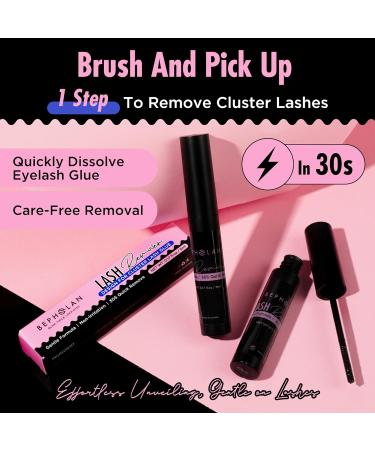 BEPHOLAN Eyelash Extension Remover - DIY Lash Glue Remover for Cluster Lashes | Fast & Effective Solution - Buy Online on SooperMarket.com
