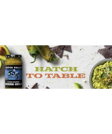 Hatch Valley 505 Southwestern Medium Flame Roasted Green Chile - 2 Jars (40oz/1.13kg) - Buy Online on SooperMarket.com