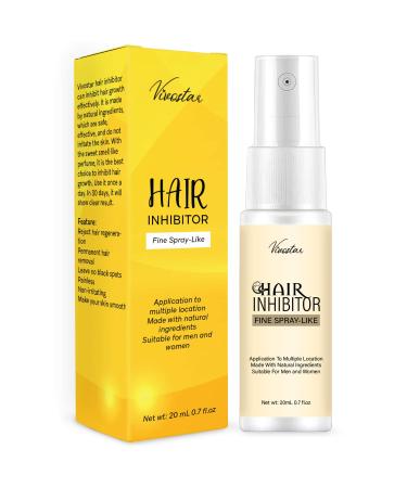Hair Inhibitor, Painless Hair Regrowth Inhibitor Spray, Apply after Hair Removal, Non-Irritating Hair Inhibitor, for Face, Arm, Leg, Armpit, Make Your Skin Smooth