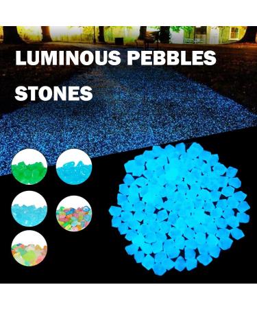 300 Colorful Fluorescent Stones - Bright Pebbles for Garden Decoration & Sidewalks - Buy Online on SooperMarket.com