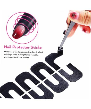 FRCOLOR Nail Polish Protector 300 Sheets Edge Sticker Patch Nail Protector Stickers Cuticle Protector for Nail Painting Manicure Protective Film Tool Nail Nail Protector Polish Nail Tape 3.00X2.50X0.10CMx3pcs As Shownx3pcs - Buy Online on SooperMarket.com