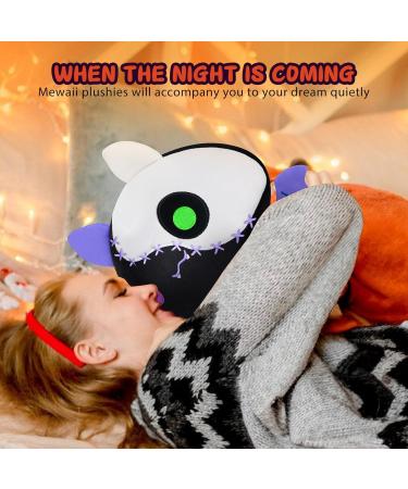 Mewaii 8'' Soft Skeleton Bat Mushroom Pillow Stuffed Animal Plush - Cuddly Black Toy for Kids | 8 Inch Plushie Squishy - Buy Online on SooperMarket.com