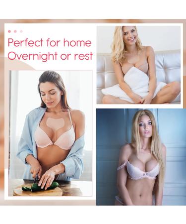 Reusable Silicone Chest Wrinkle Pad | Transparent Cleavage Patch for Smooth Skin | Decollete Wrinkle Patch for Women | 5.9 x 4.7 Inch - Buy Online on SooperMarket.com