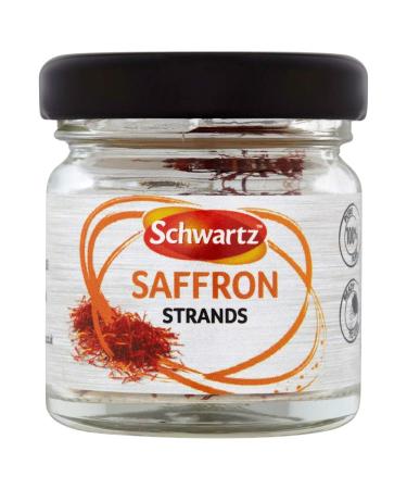 Schwartz Saffron Strands 100% Pure Saffron Ideal Seasoning for Rice Paella and Saffron Cake Ready to Use Aromatic Spice for Risottos and Soups 1 25g