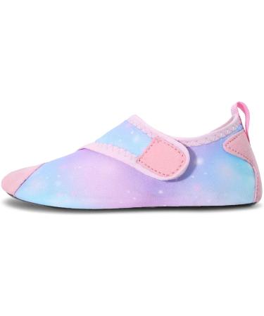 JIASUQI Kids Water Shoes Quick Dry Aqua Socks 3.5/4.5 UK - Easy Light Pink - Buy Online on SooperMarket.com