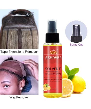 Tape Extensions Remover- Lace Glue Remover - Citrus Flavor Tape in Extension Remover Spray for Hair Replacement Lace Front Wig Poly Hairpieces Toupee Hair Systems Bonding (118mL) - Buy Online on SooperMarket.com