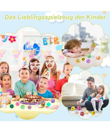 Buy DazaRey Flummi - 50 Colorful 25mm Bouncy Rubber Balls for Kids | Perfect for Birthday Gifts & Classroom Fun - Buy Online on SooperMarket.com