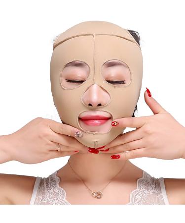 Full Face Lift Up Mask V Line Slimming Massage Belt  Facial Lifting Mask Beauty Care Tool(M)