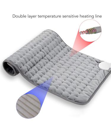 Electrically Heated Ceiling & Adjustable Temperature Heating Pillows - Washable Soft Overfall for Shoulders Neck & Knees | Ideal for Home & Office | Winter Comfort - Buy Online on SooperMarket.com