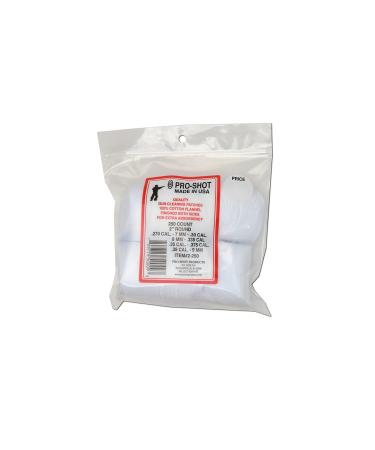 Pro Shot Products .45-.58 Caliber 2 1/2-Inch RD. 250 Count Patches, White (2 1/2-250)