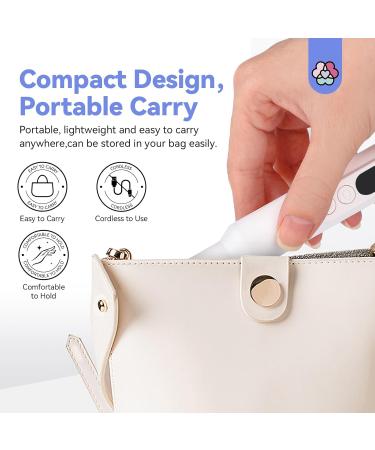 SAVILAND Electric Nail File 2024 - Portable White Nail Drill PRO with 12 Bits | Fast Nail Art Removal & Perfect Gift for Nail Lovers - Buy Online on SooperMarket.com