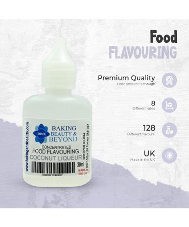 Baking Beauty and Beyond Concentrated Food Flavouring Oil - Dozen of Professional Quality Food Grade Flavouring Oil for Candy Making Baking Cooking Lip Balm and Lip Gloss - Coconut Liqueur (50ml) - Buy Online on SooperMarket.com