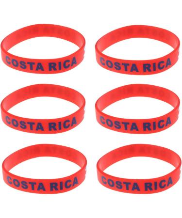 LUOEM Silicone Wristband Rubber Bracelet - Fashion Sports Wristbands for Teens & Adults - Pack of 6 (Rica) | Shop Internationally - Buy Online on SooperMarket.com