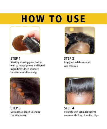 Lace Tint Melting Hair Mousse for Women Hair Wigs - Mocha Medium Brown - Buy Online on SooperMarket.com