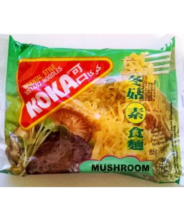 Koka Oriental Style Instant Noodles Mushroom Flavour 6 x 85gm