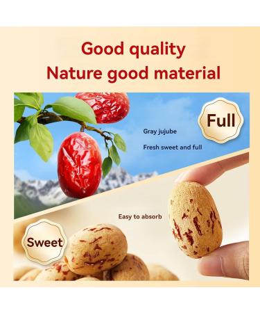 Coreless peeled dried red dates 500g seedless dried red dates Sweet Dried Jujube Fruit for Snacking Brewing Tea Soup Baking Oatmeal - Buy Online on SooperMarket.com