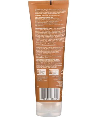 Desert Essence Organics Almond Body Wash - Hydrating 8 Oz | Nourishing Natural Cleanser for Glowing Skin - Buy Online on SooperMarket.com