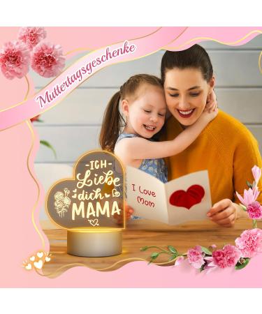 Winzwon Personalized Night Light - Unique Gifts for Mom | Birthday Mother's Day Thanksgiving & Christmas Presents - Buy Online on SooperMarket.com