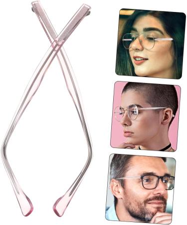 WOFASHPURET 1 Pair Accessories Metal Eyeglass Feet Arm Temple Sunglasses Arms Legs Eyeglass Repair Kit Repair Glass Holder Metal Resin Picture Frame Eyeglass Legs Pink 14.00X0.70X0.60CM - Buy Online on SooperMarket.com