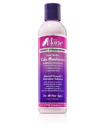 The Mane Choice Sweet Strawberry Fruit Medley Kids Moisturizer 8 oz 8 Ounce Kids Moisturizer