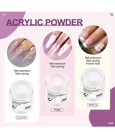 Complete Acrylic Nail Kit for Beginners - 27 Colors Glitter Powder, Monomer Liquid, Tips, Brush - Nail Art Supplies & Manicure Tools for Starter - RJ0176 - Buy Online on SooperMarket.com