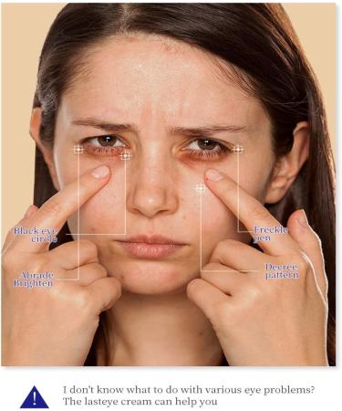 Collagen Eye Cream for Dark Circles and Puffy Eyes Instant Tightener Brighten Anti Aging Under Eye Repair Cream Hydrating Brightening Moisturiser Eye Bags Remover Wrinkle Filler Eye Serum(20g) - Buy Online on SooperMarket.com