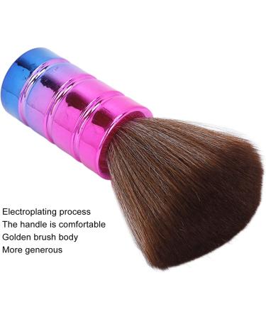 Neck Duster Brush Soft Nylon Bristles Electroplate Ergonomic Barber Hair Cutting Neck Hair Brush Stand Up Base Comfortable Suitable for Barber Shop or Home Use - Buy Online on SooperMarket.com