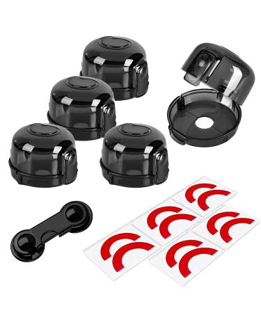 GRENFU Stove Knob Covers - 5 + 1 Pack | Child Safety Gas & Oven Knob Covers - Buy Online on SooperMarket.com