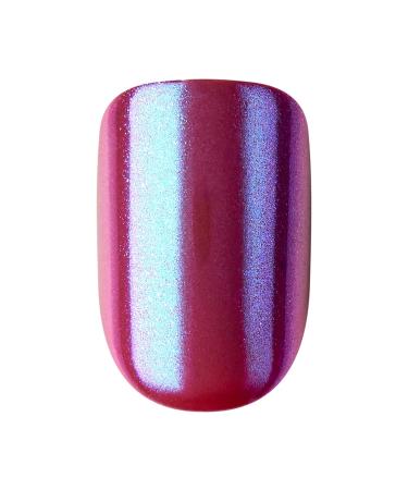 Buy KISS imPRESS No Glue Mani Press-On Nails - Dark Purple Squoval Shape - 30 Nails Included - Perfect for Easy Home Manicure - Buy Online on SooperMarket.com