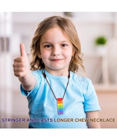 Premium You & Lemon 3-Piece Chewing Necklace Set | Silicone Teething Toys for Autism & ADHD - Rainbow Cubes for Boys & Girls - International Shipping Available - Buy Online on SooperMarket.com