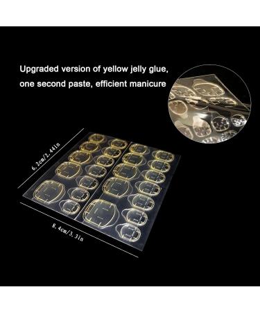 360 PCS Double-Sided Transparent Nail Glue Stickers - Adhesive Pads & Jelly Gel Tape for DIY Manicure Decoration - Buy Online on SooperMarket.com