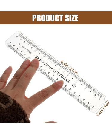 Milisten Eyebrow Stencil & Shaping Template - Reusable Microblading Ruler for DIY Makeup - Buy Online on SooperMarket.com
