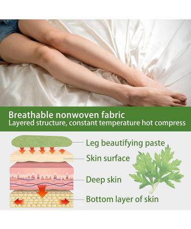 SizSlim Leg S_limming Herbal P_atch Leg Sl_Imming Herbal Patch Wormwood Lower Body Treatment Patch Breaks Down Cellulite for Better Body Shape (90PCS) - Buy Online on SooperMarket.com