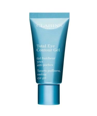 Clarins Total Eye Contour Gel | Cooling Eye Gel | Visibly Reduces Dark Circles and Puffiness | Refreshes  Hydrates and Soothes | Blend Of Natural Ingredients | All Skin Types | 0.6 Ounces