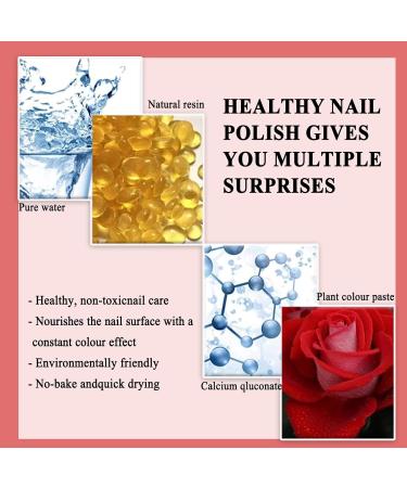 TBeautfave Dusty Pink Nail Varnish Nail Varnish Quick Dry Long Lasting Nail Polish - Breathable Nail Polish No Need Cure Nail Gel Polish Non-Toxic Breathable Nail Polish Home Nail Art 03 - Buy Online on SooperMarket.com