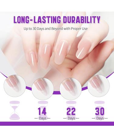 Solid Nail Glue Gel for False Nail Tips - Super Strong Long Lasting UV Cured | 15g - Ideal for Acrylic Nails Art & Press On Nails at Home - Buy Online on SooperMarket.com