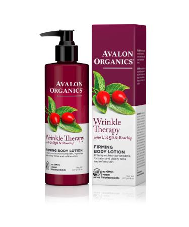 Avalon Organics Wrinkle Therapy With CoQ10 & Rosehip Firming Body Lotion 8 oz (227 g)