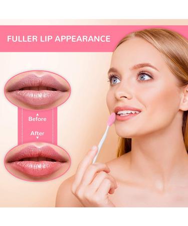 24 Pcs Double Sided Silicone Lip Scrubber Set for Plump Lips | Exfoliating Lip Brush with Container | Soft Cleaning Applicator for Smoother Appearance - Mixed Colors - Buy Online on SooperMarket.com