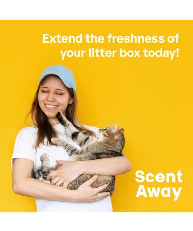 SCENT AWAY Cat litter Deodorizer Litter Box Odor Eliminator | Fragrance Free Cat Litter Deodorizer with ACTIVE CARBON | Eliminates Cat Odors and Smells to Keep Your Home Fresh and Clean (Pack of 1) 310.52 ml (Pack of 1) - Buy Online on SooperMarket.com